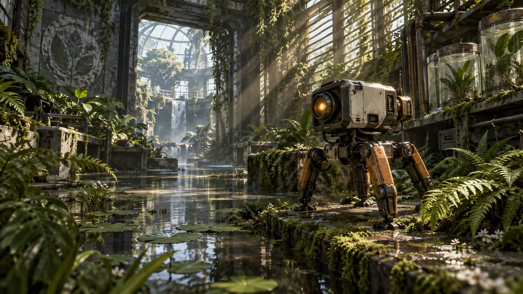After the humans — Game world / exploration (AI concept)