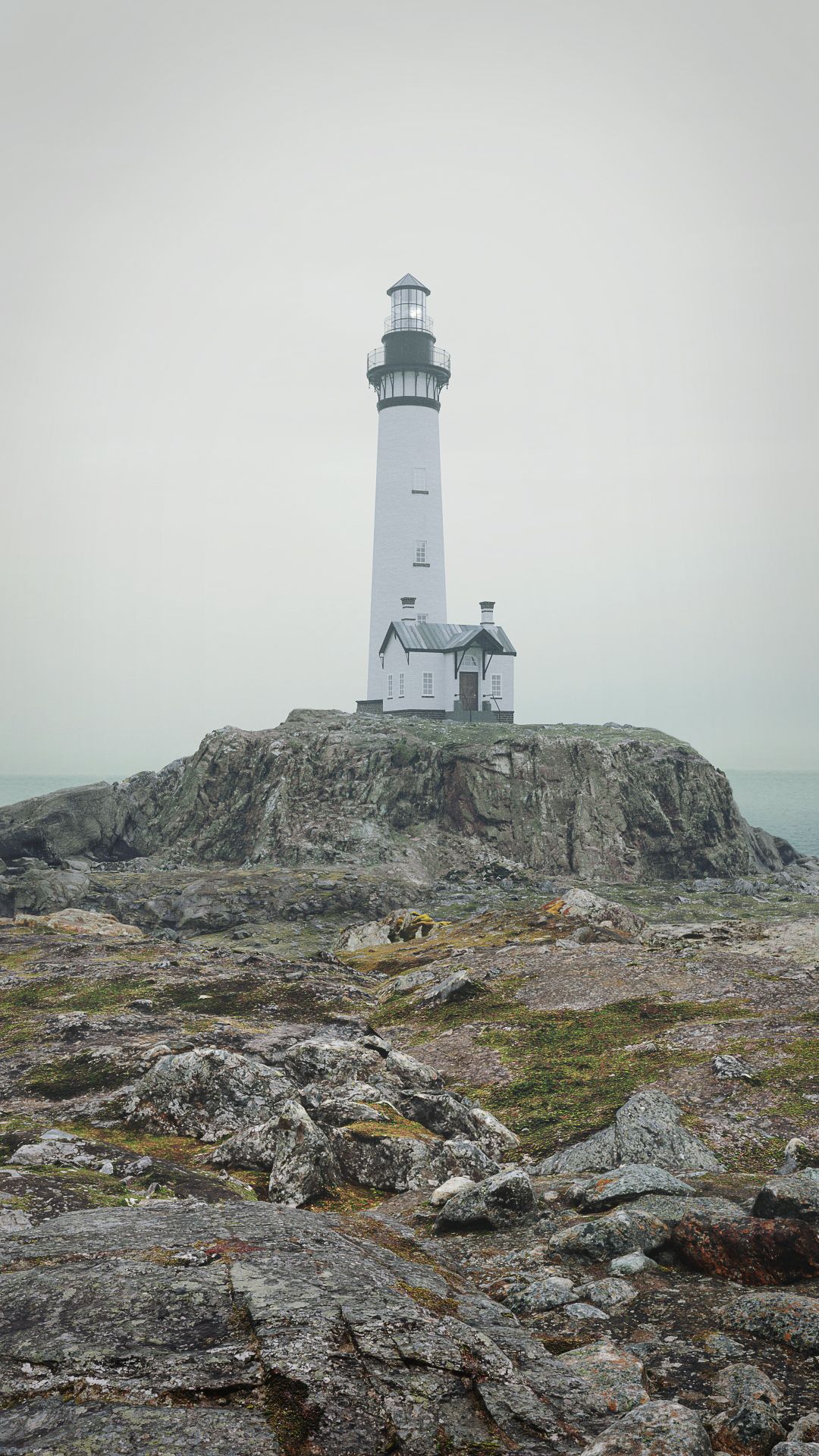 Portfolio image about lighthouse on the rock